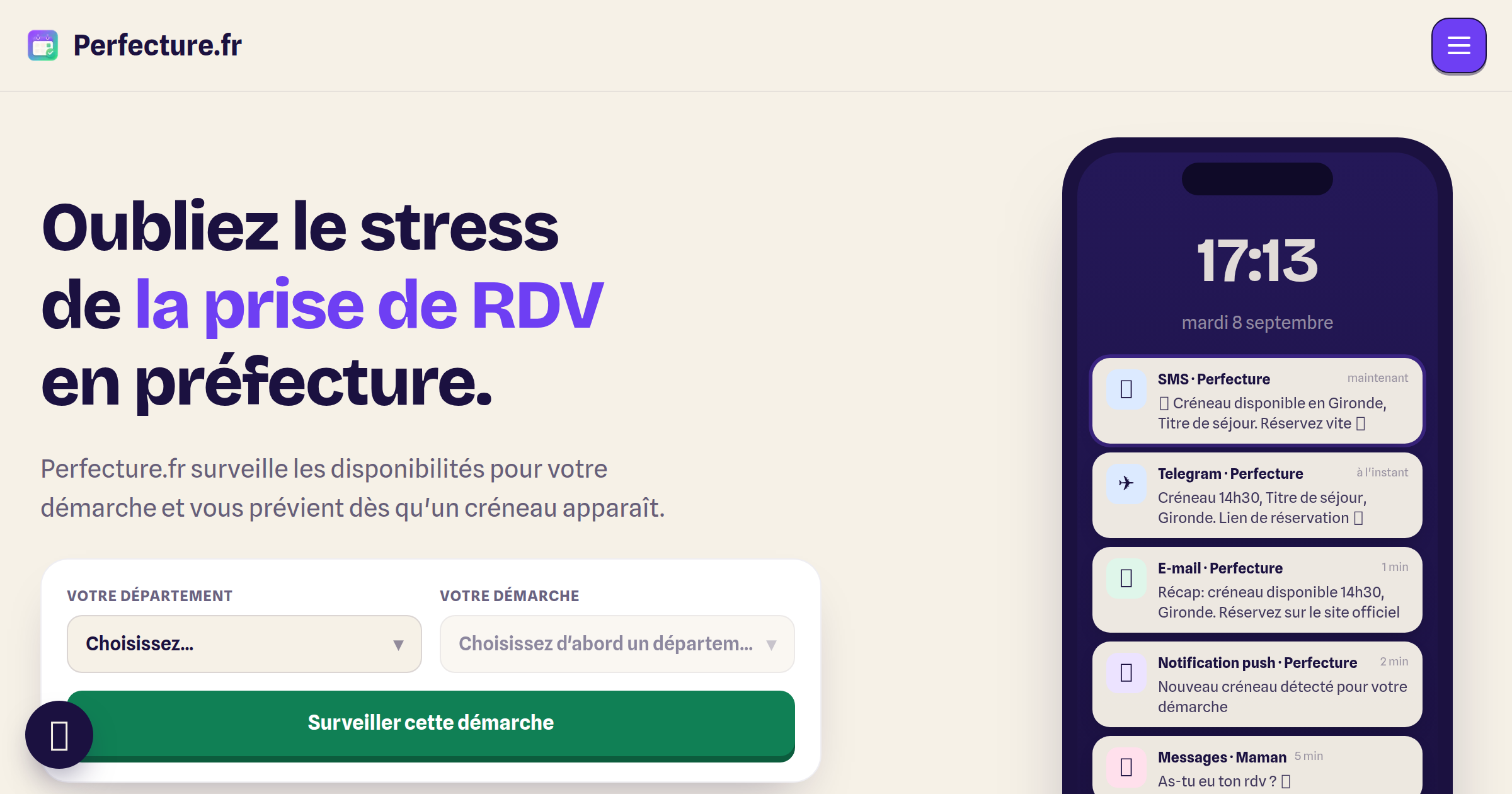 Rendez-vous en préfecture : trouvez un créneau disponible | Perfecture